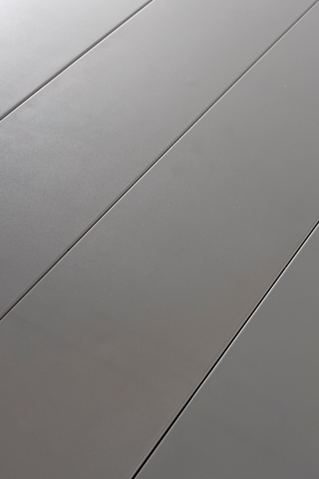 Gray Steel Outdoor Dining Table | DF Alban | OROA.com