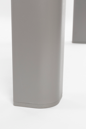 Gray Steel Outdoor Dining Table | DF Alban | OROA.com