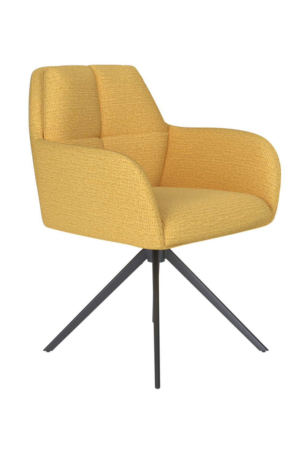 Square Tufted Swivel Armchair | DF Pete | OROA.com