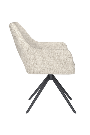 Cut-Out Back Swivel Armchair | DF Mos | OROA.com