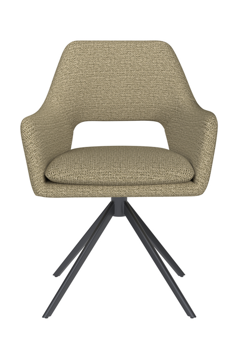 Cut-Out Back Swivel Armchair | DF Mos | OROA.com