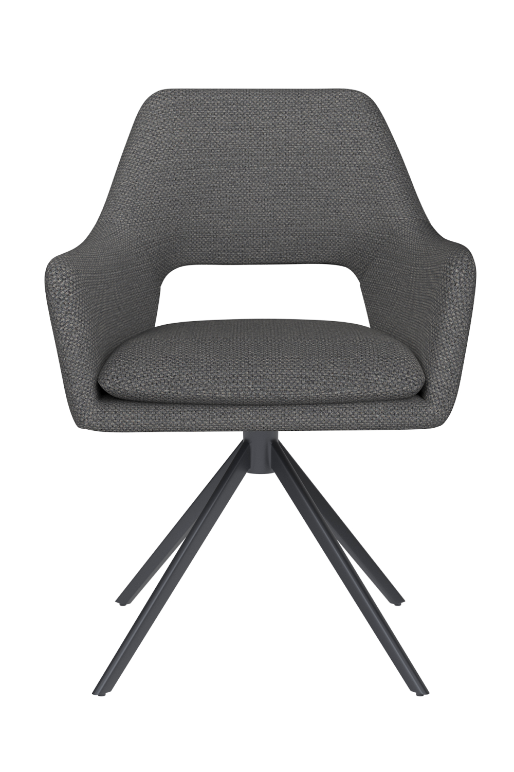Cut-Out Back Swivel Armchair | DF Mos | OROA.com