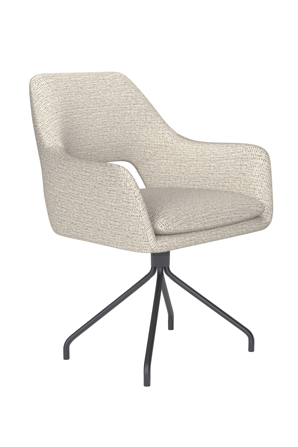 Cut-Out Back Spider Swivel Armchair | DF Mos | OROA.com