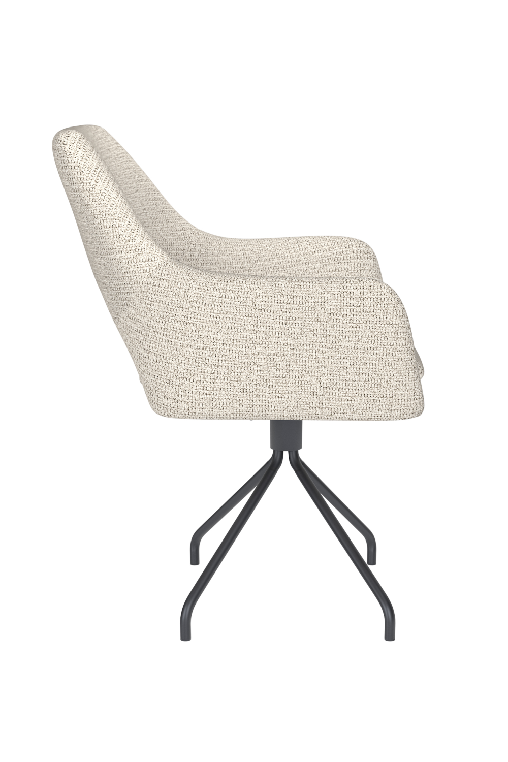 Cut-Out Back Spider Swivel Armchair | DF Mos | OROA.com