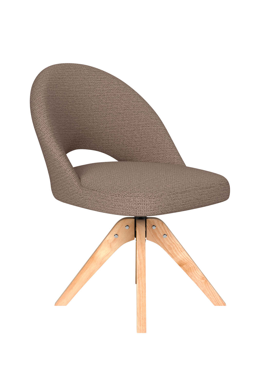 Cut-Out Wooden Swivel Chair | DF Mick | Oroa.com