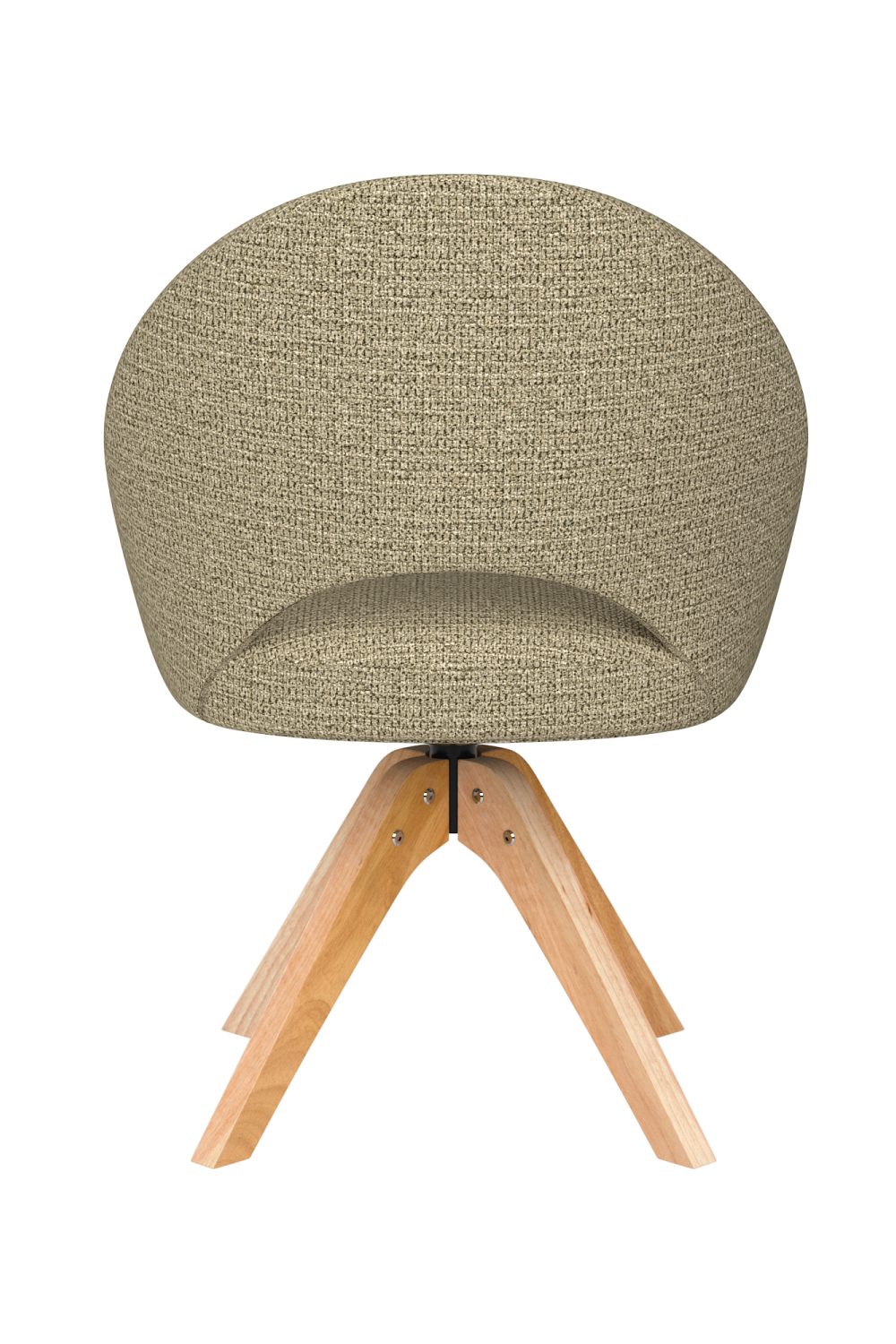 Cut-Out Wooden Swivel Chair | DF Mick | Oroa.com