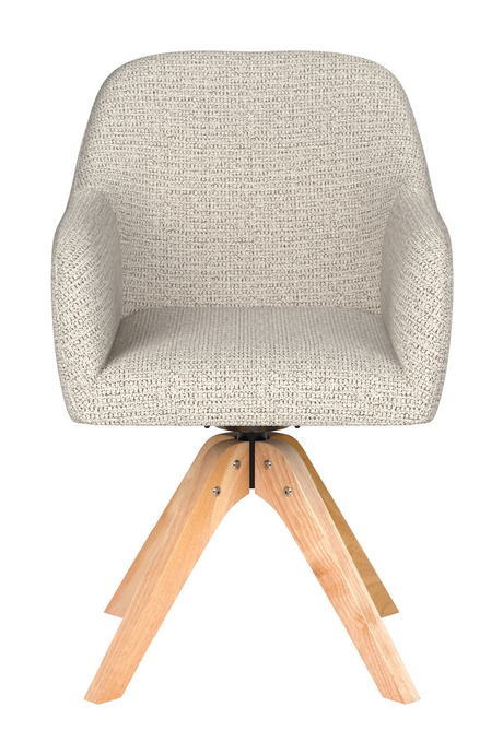 Upholstered Wooden Swivel Armchair | DF Otis | Oroa.com