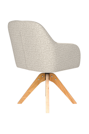 Upholstered Wooden Swivel Armchair | DF Otis | Oroa.com