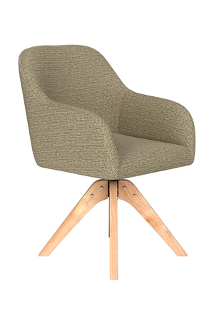 Upholstered Wooden Swivel Armchair | DF Otis | Oroa.com