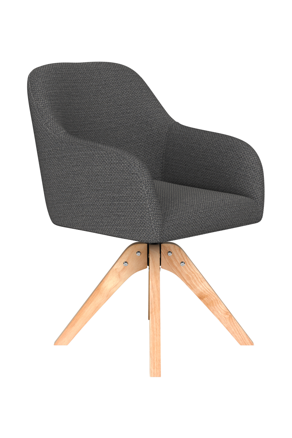 Upholstered Wooden Swivel Armchair | DF Otis | Oroa.com