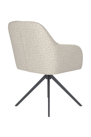 Upholstered Dining Swivel Armchair | DF Otis | OROA.com