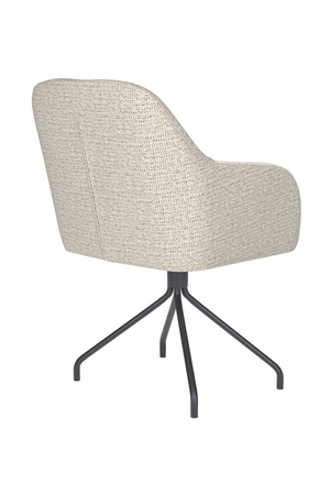 Upholstered Spider Swivel Armchair | DF Otis | Oroatrade.com