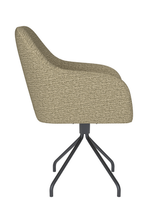 Upholstered Spider Swivel Armchair | DF Otis | OROA.com