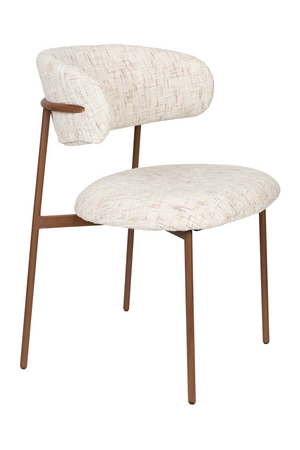 Iron Framed Curve Dining Chairs (2) | DF Claes | OROA.com