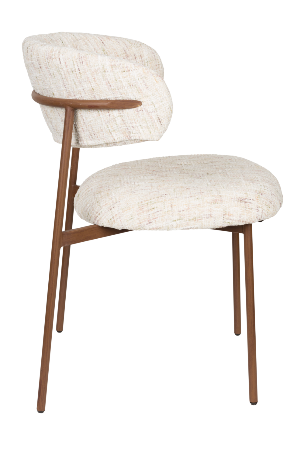 Iron Framed Curve Dining Chairs (2) | DF Claes | OROA.com