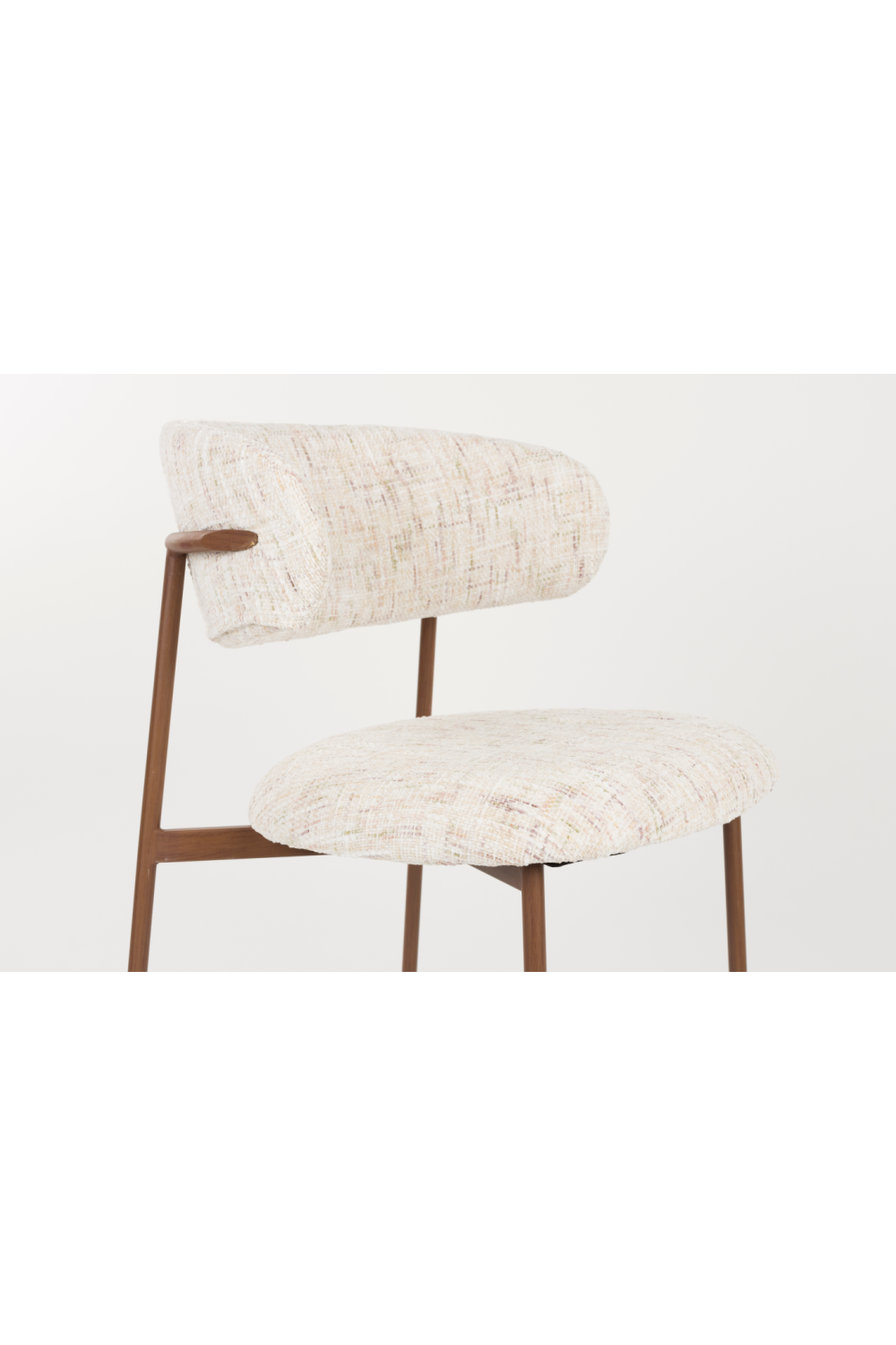 Iron Framed Curve Dining Chairs (2) | DF Claes | OROA.com