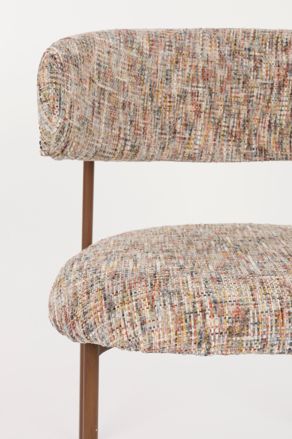 Iron Framed Curve Dining Chairs (2) | DF Claes | OROA.com