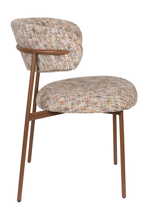Iron Framed Curve Dining Chairs (2) | DF Claes | OROA.com