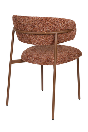 Iron Framed Curve Dining Chairs (2) | DF Claes | OROA.com