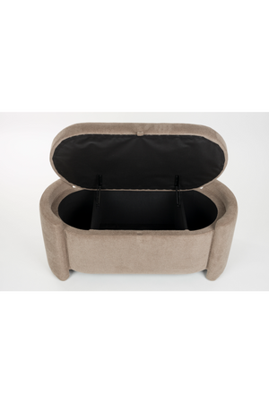Gray Storage Bench | DF Miro | OROA.com
