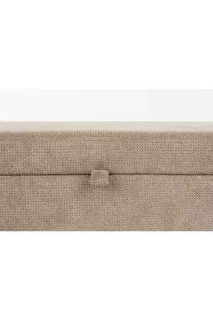 Gray Oval Storage Bench | DF Orly | OROA.com