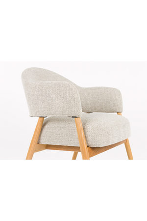 Oak Framed Lounge Chair | DF Indy | OROA.com