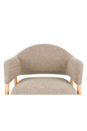 Oak Framed Lounge Chair | DF Indy | OROA.com