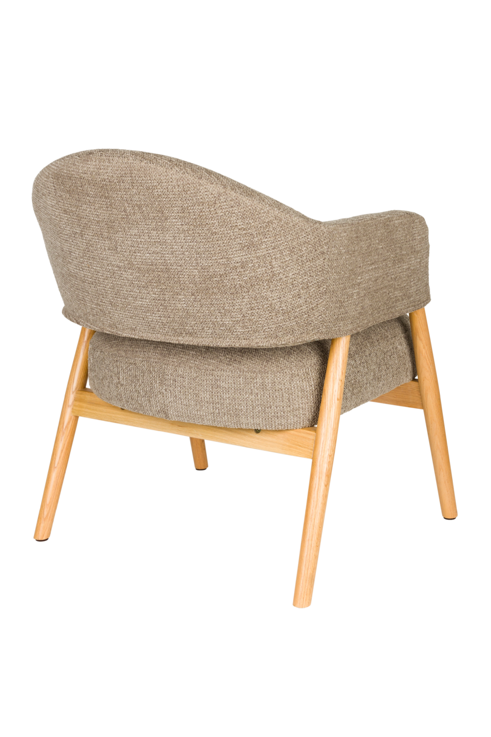 Oak Framed Lounge Chair | DF Indy | OROA.com
