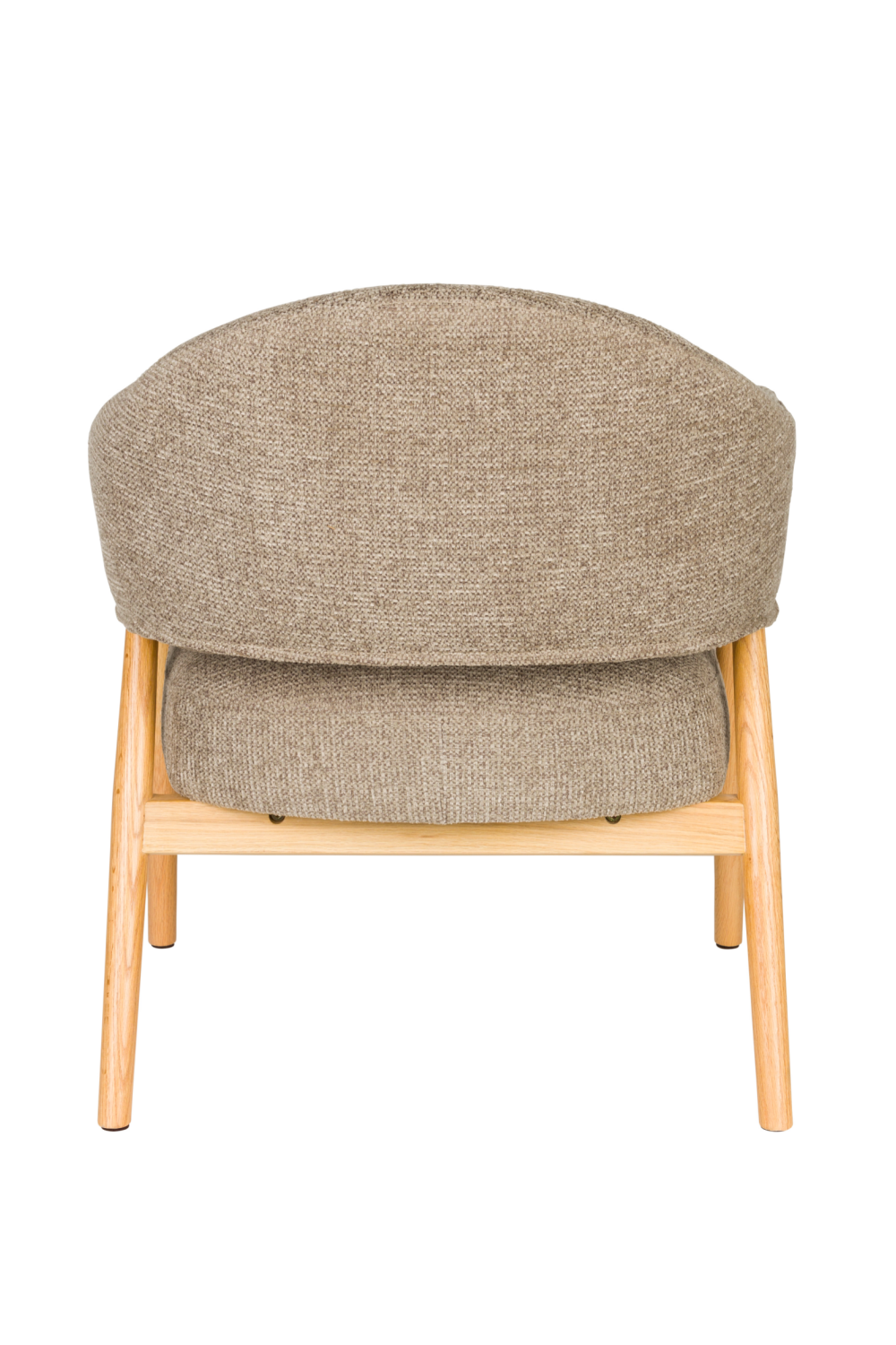 Oak Framed Lounge Chair | DF Indy | OROA.com