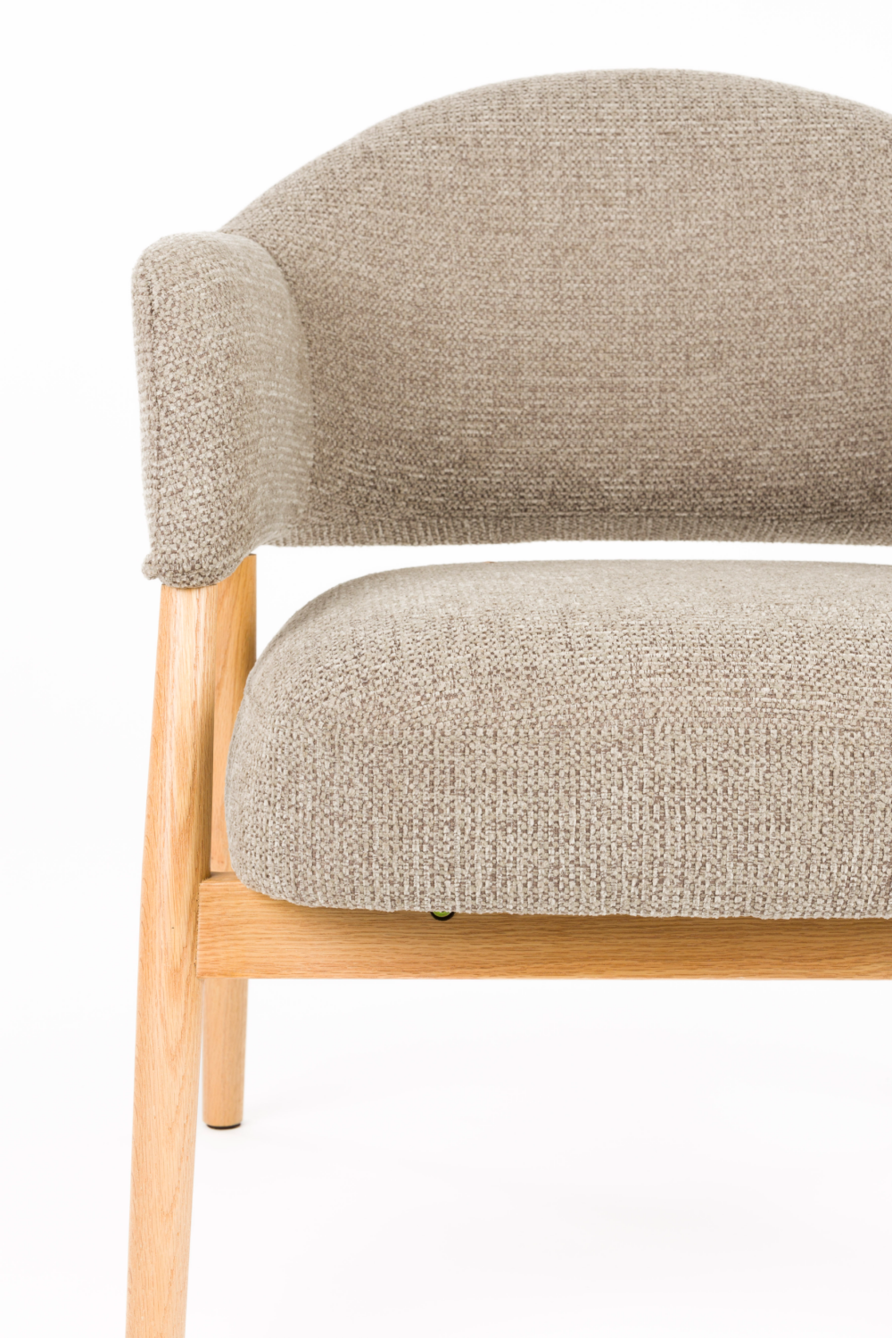 Oak Framed Lounge Chair | DF Indy | OROA.com