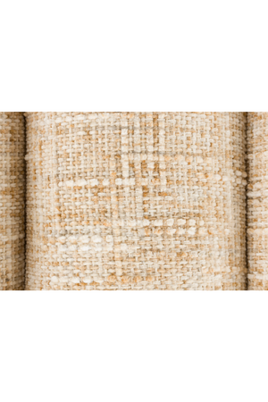 Beige Scalloped Bench | DF Jethro | OROA.com