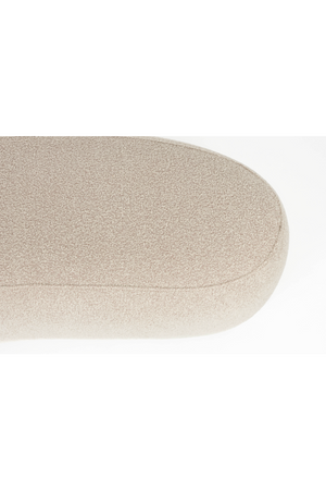Beige Upholstered Ottoman | DF Noxx | OROA.com