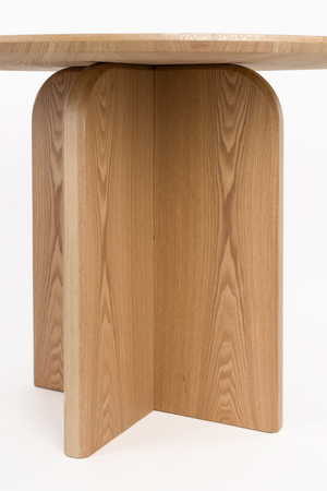 Wooden Round Dining Table | DF Laurent | OROA.com