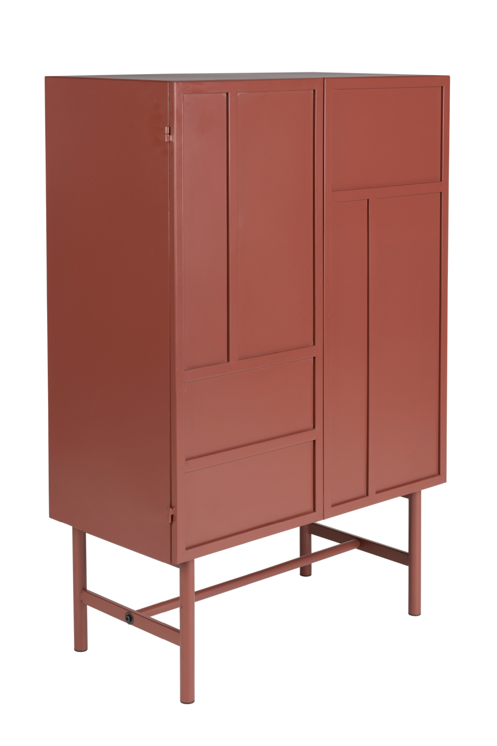 Red Iron 2-Door Cabinet | DF Davis | Oroa.com