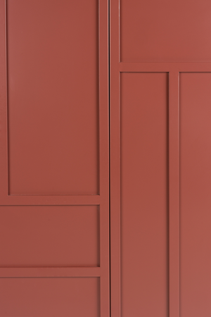 Red Iron 2-Door Cabinet | DF Davis | Oroa.com