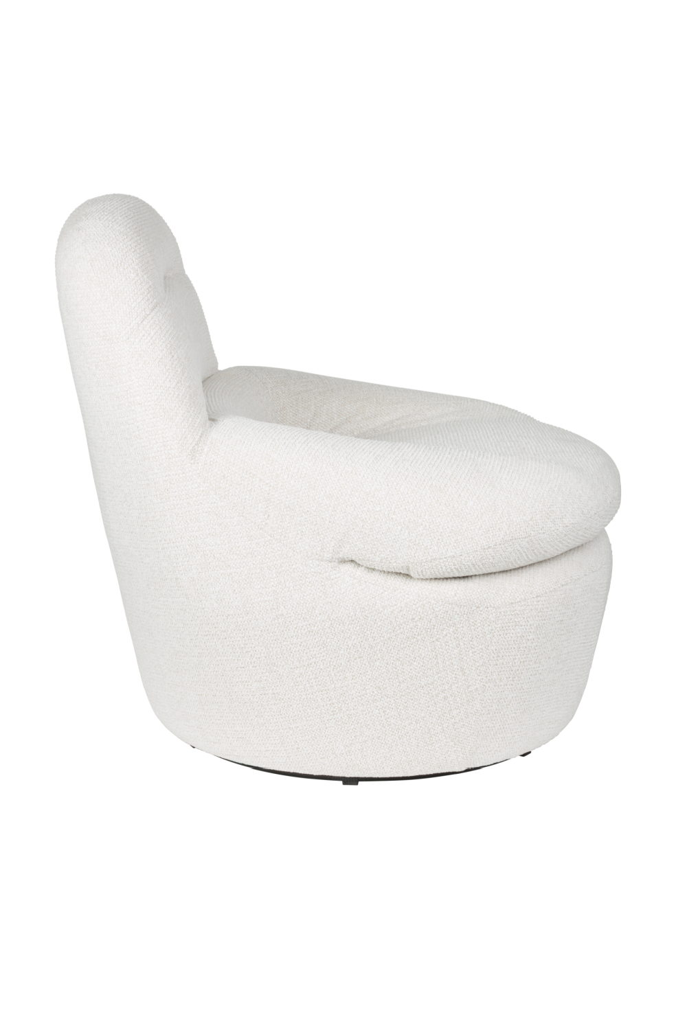 White Upholstered Lounge Chair | DF Velvoro | Oroa.com