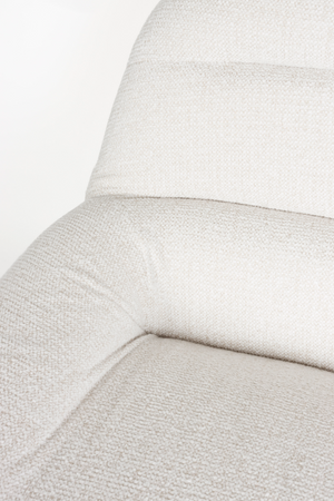 White Upholstered Lounge Chair | DF Velvoro | Oroa.com