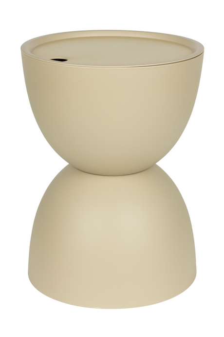 Hourglass Outdoor Storage Side Table | DF Mara | Oroa.com