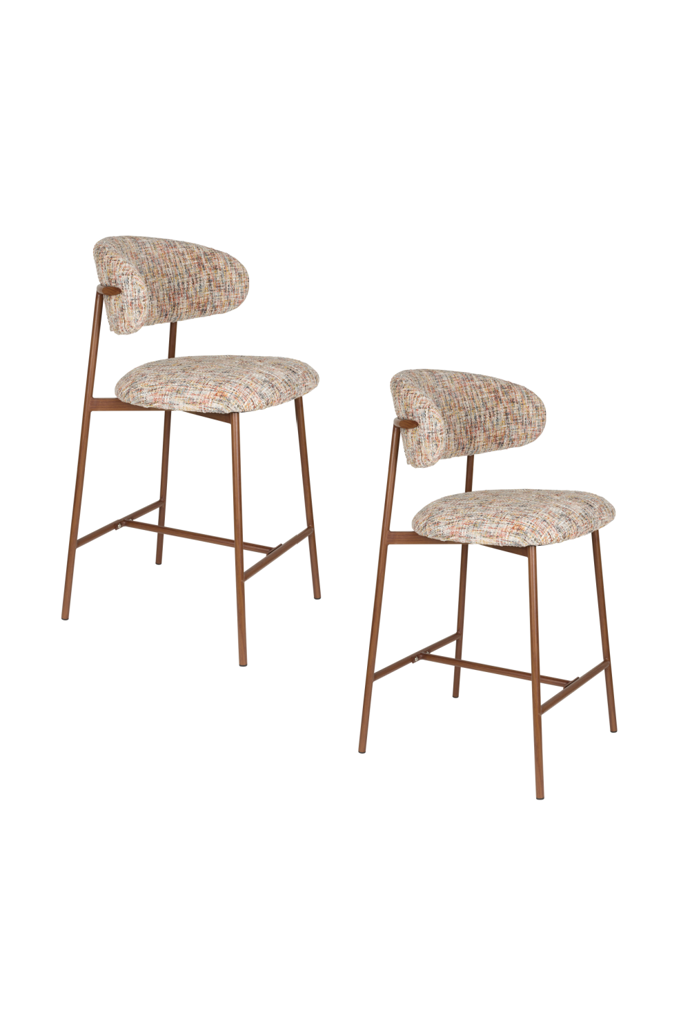 Iron-Framed Counter Stools (2) | DF Claes | Oroa.com
