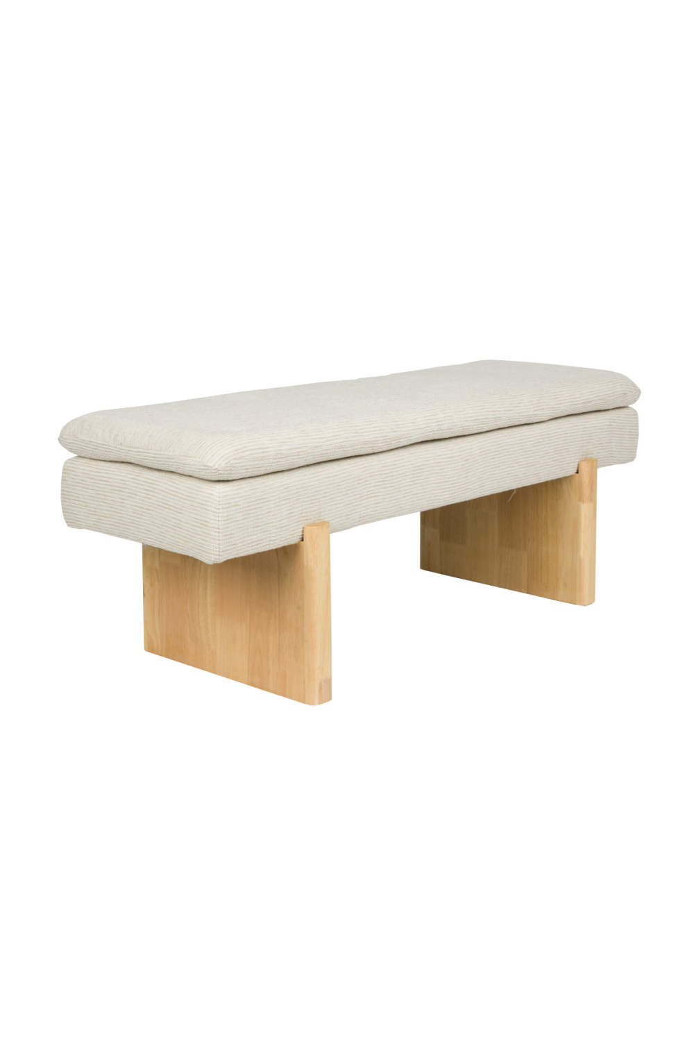 Light Gray Upholstered Bench | DF Jappo | Oroa.com