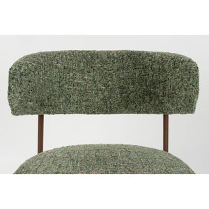   Modern European furniture - Iron Framed Curve Dining Chairs (2)- www.oroa.com | Oroa.com