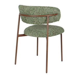   Modern European furniture - Iron Framed Curve Dining Chairs (2)- www.oroa.com | Oroa.com