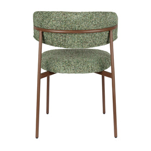   Modern European furniture - Iron Framed Curve Dining Chairs (2)- www.oroa.com | Oroa.com