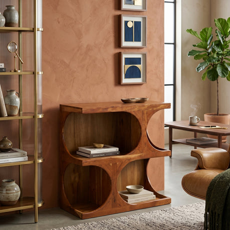   Modern European furniture - Mango Wood Open Cabinet - www.oroa.com | Oroa.com