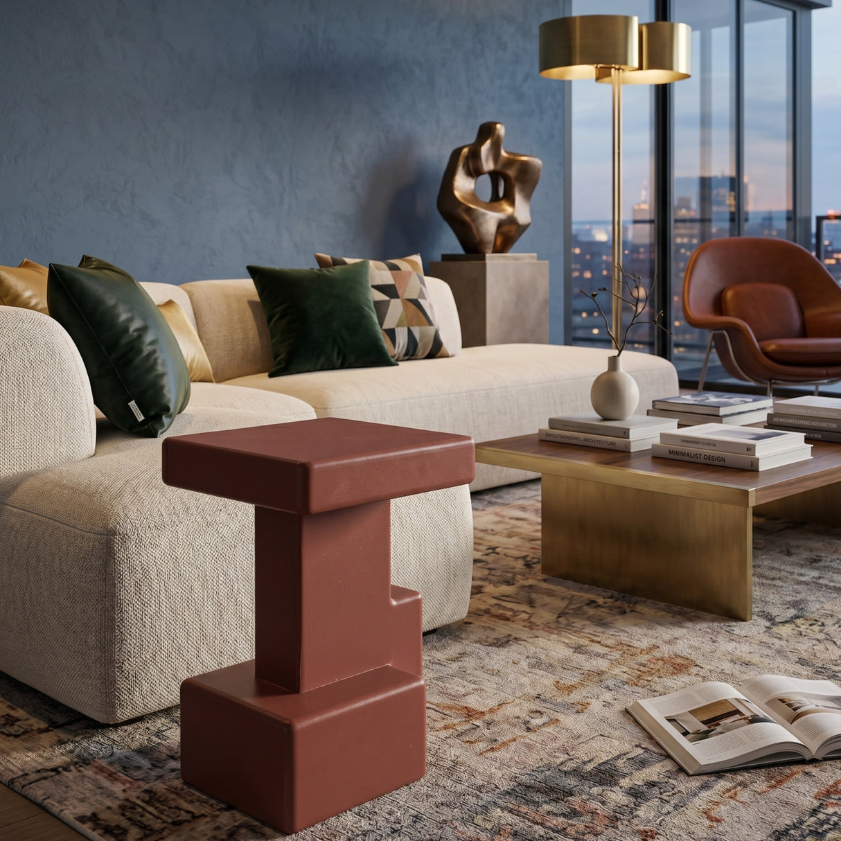   Modern European furniture - Geometrical Block Side Table - www.oroa.com | Oroa.com