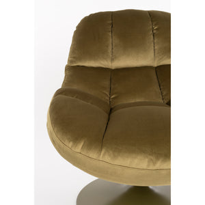   Modern European furniture - Velvet Swivel Lounge Chair - www.oroa.com | Oroa.com