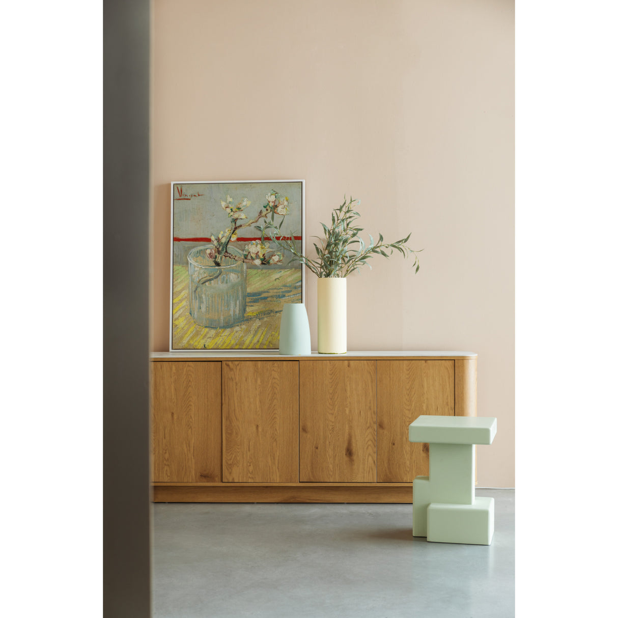  Modern European furniture - Wooden 4-Door Sideboard - www.oroa.com | Oroa.com