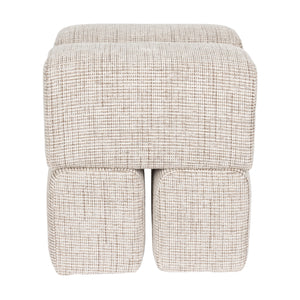   Modern European furniture - Cube-Shaped 4-Block Stool - www.oroa.com | Oroa.com