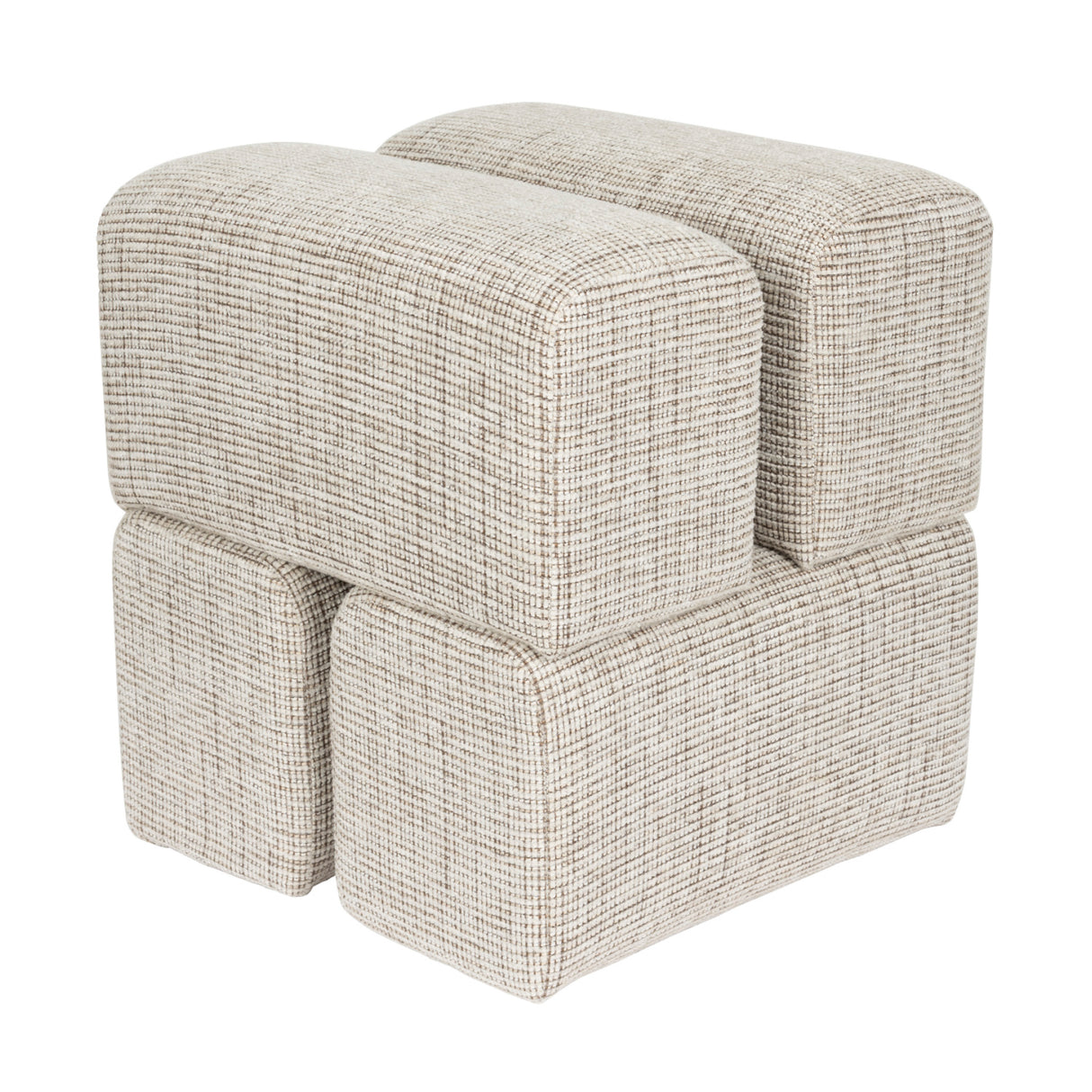   Modern European furniture - Cube-Shaped 4-Block Stool - www.oroa.com | Oroa.com