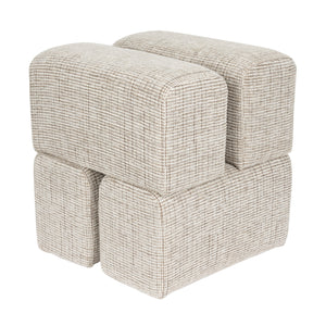   Modern European furniture - Cube-Shaped 4-Block Stool - www.oroa.com | Oroa.com